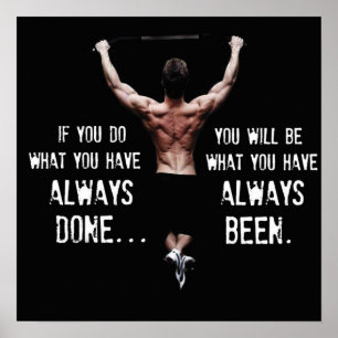 Poster Motivação de Workout