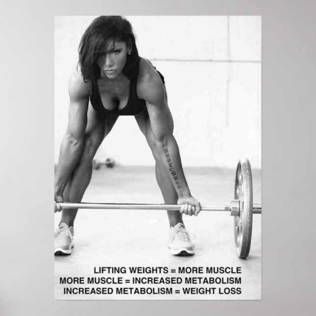 Pôster Motivação de Workout (Frente)