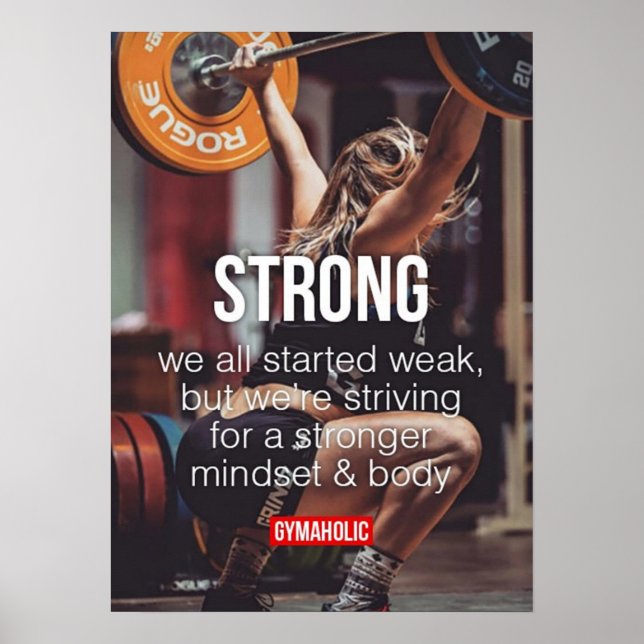 Poster Motivação de Workout (Frente)