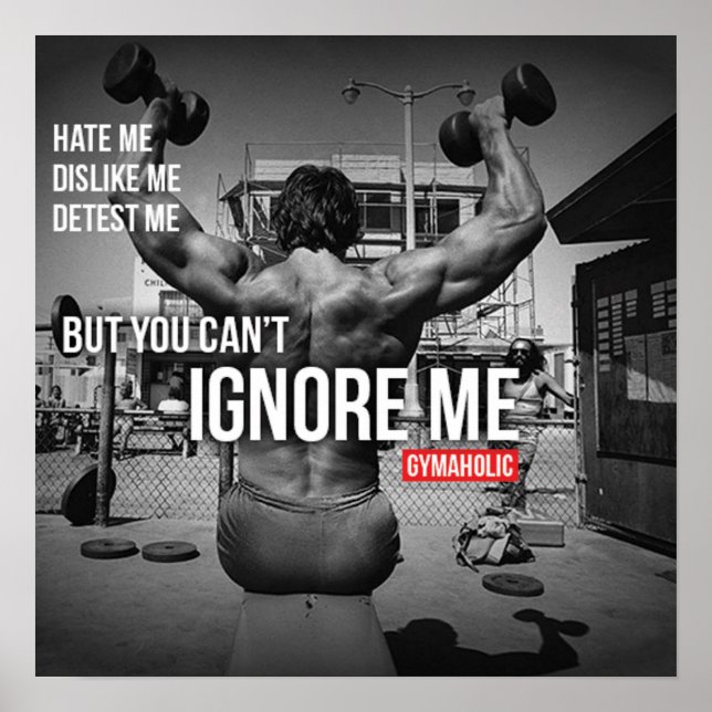 Pôster Motivação de Workout (Frente)