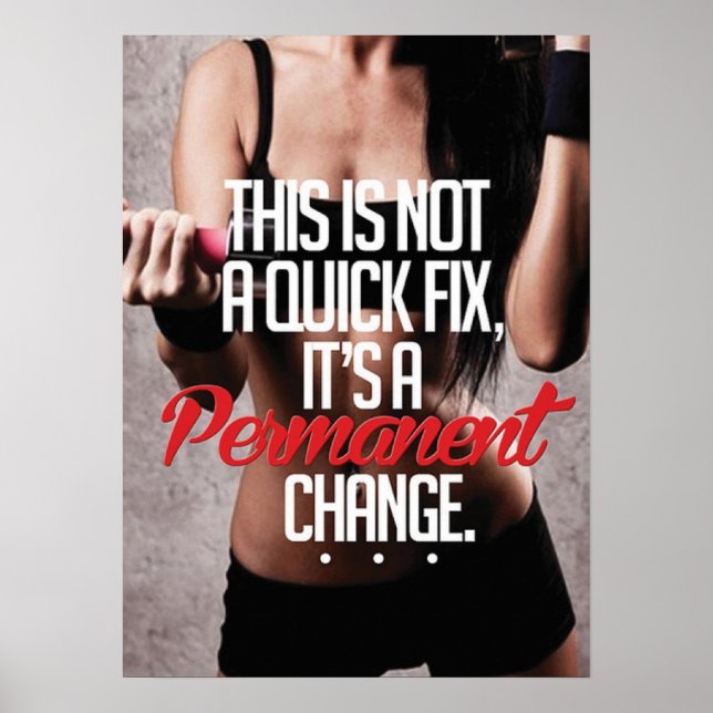 Pôster Motivação de Workout (Frente)