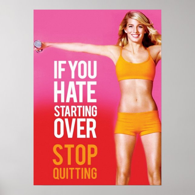 Poster Motivação de Workout (Frente)