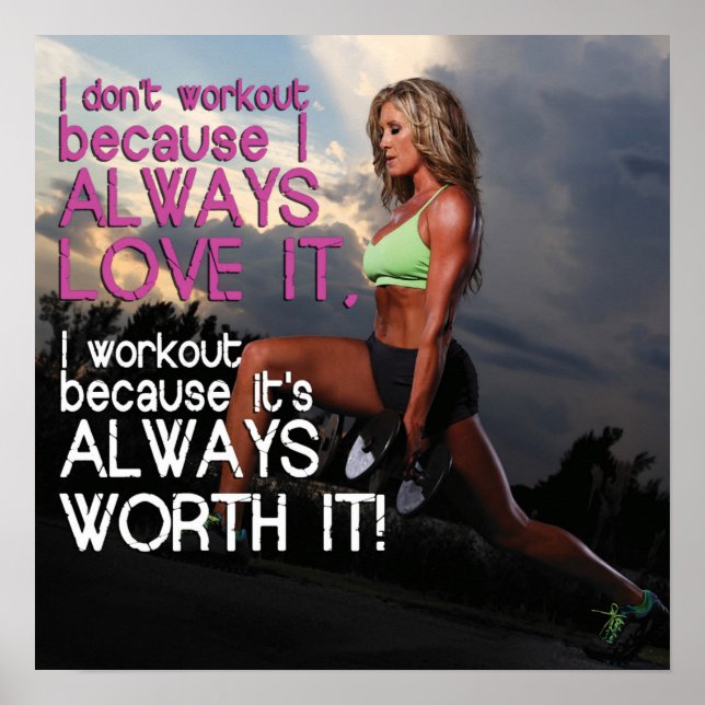 Poster Motivação de Workout (Frente)