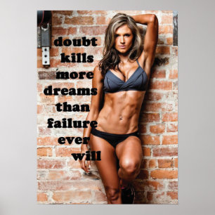 Poster Motivação de Workout