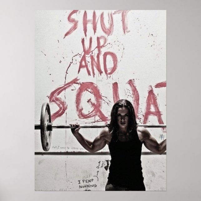 Pôster Motivação de Workout (Frente)