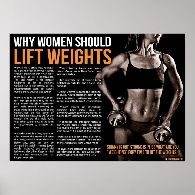 Pôster Motivação de Workout (Frente)