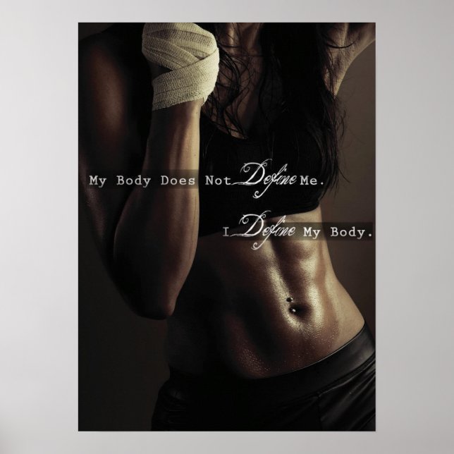 Pôster Motivação de Workout (Frente)