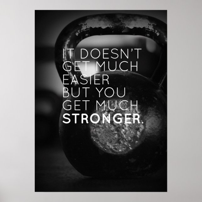 Pôster Motivação de Workout (Frente)