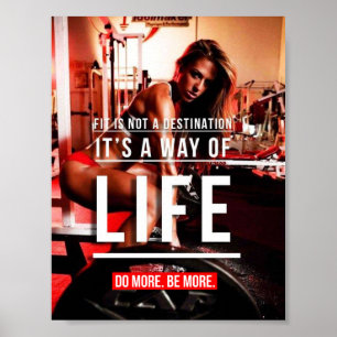 Poster Motivação de Workout