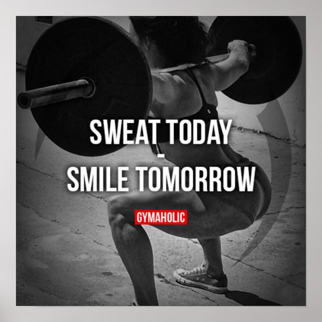 Poster Motivação de Workout (Frente)