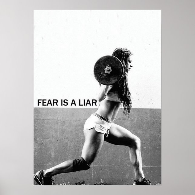 Pôster Motivação de Workout (Frente)