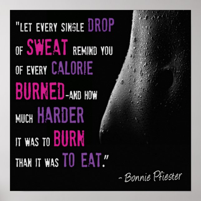 Pôster Motivação de Workout (Frente)