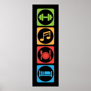 Poster Motivação de Workout