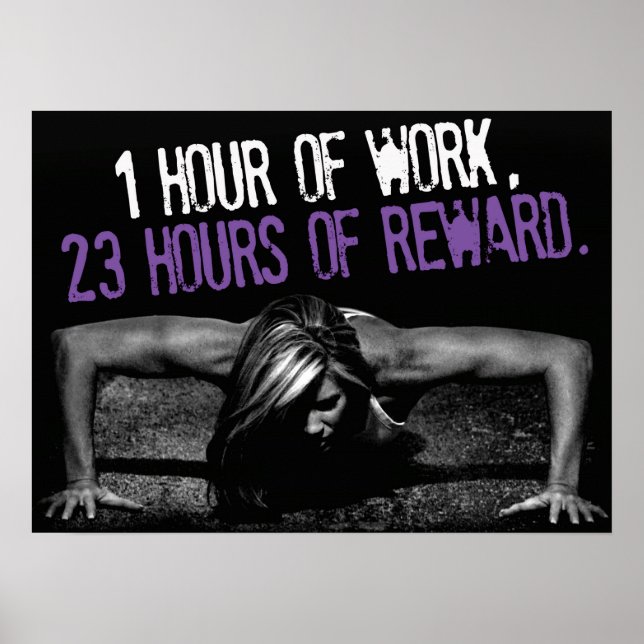 Pôster Motivação de Workout (Frente)