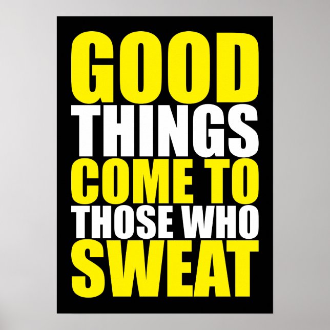 Pôster Motivação de Workout (Frente)