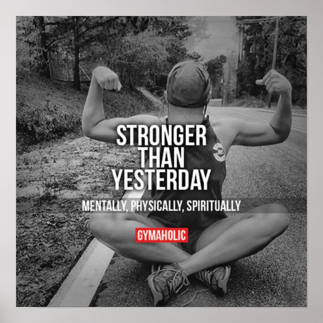 Poster Motivação de Workout (Frente)