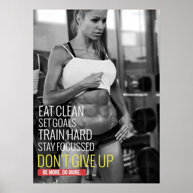 Poster Motivação de Workout (Frente)