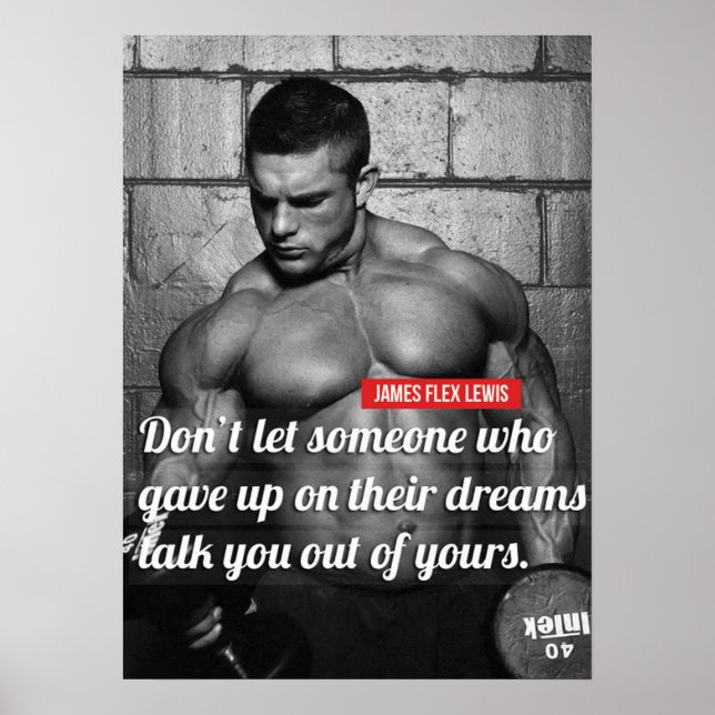 Poster Motivação de Workout (Frente)