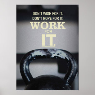Poster Motivação de Workout
