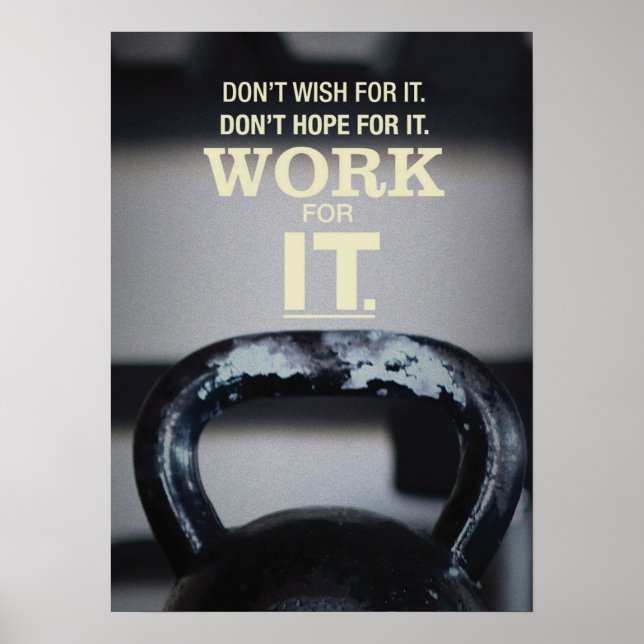 Poster Motivação de Workout (Frente)