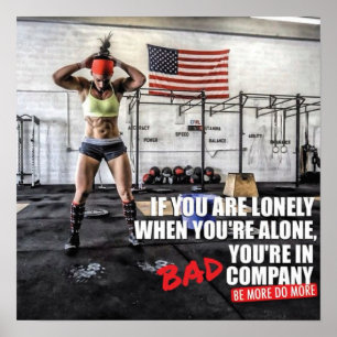 Poster Motivação de Workout