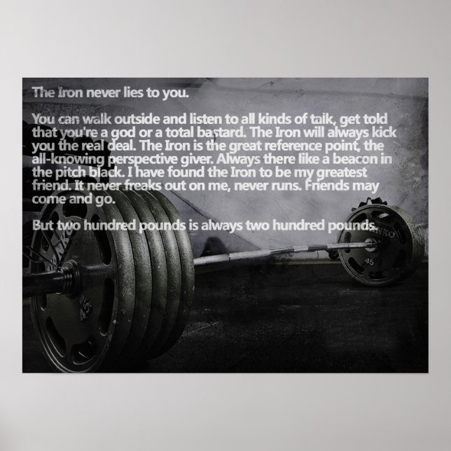 Poster Motivação de Workout (Frente)