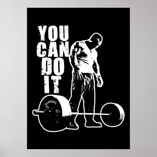 Poster Motivação de Workout (Frente)