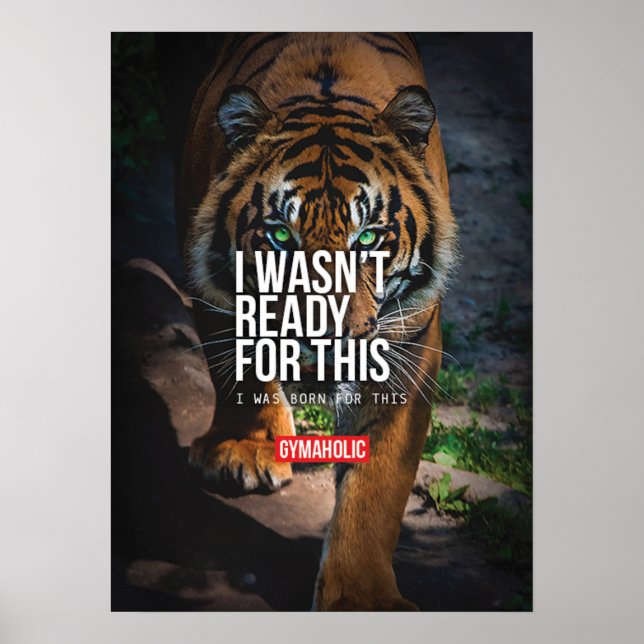 Pôster Motivação de Workout (Frente)