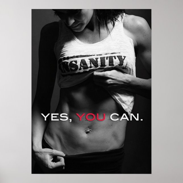 Poster Motivação de Workout (Frente)