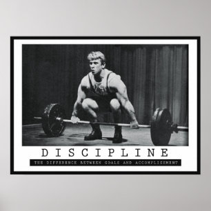 Poster Motivação de Workout