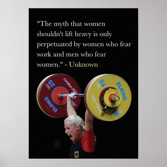 Pôster Motivação de Workout (Frente)