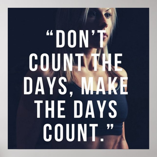 Poster Motivação de Workout de Gym (Frente)