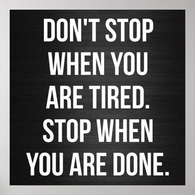 Poster Motivação de Workout de Gym (Frente)