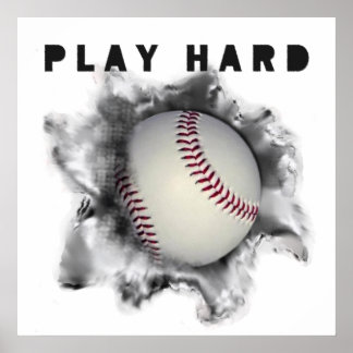 Poster Motivação do Baseball