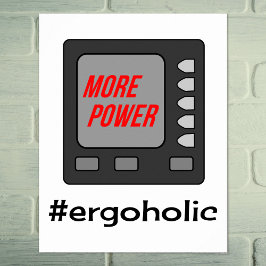 Pôster Motivação do remador mais poderoso