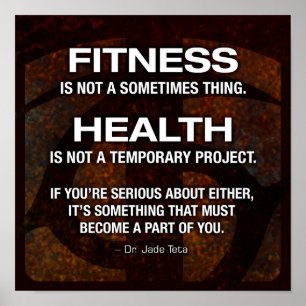 Poster Motivação do Workout