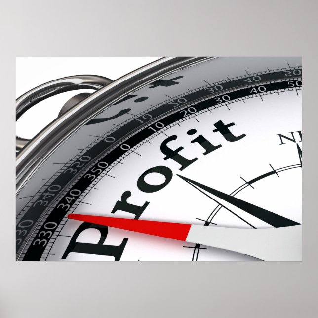 Poster Motivação dos lucros (Frente)