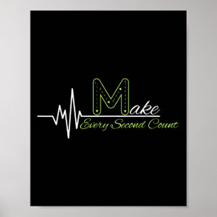 Poster Motivação Gráfica E Inspiração_ Criar A Cada Segun