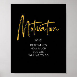 Poster Motivação Inspiradora Cotação