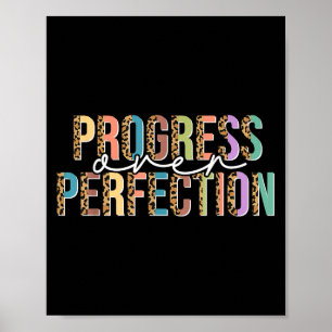Poster Motivação Mulheres Professoras Camisa Progresso Em