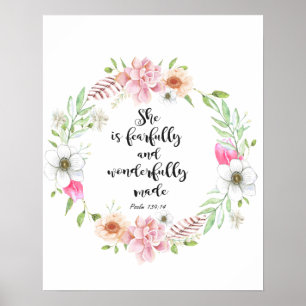 Poster motivação para ela, ela é assustadora e maravil