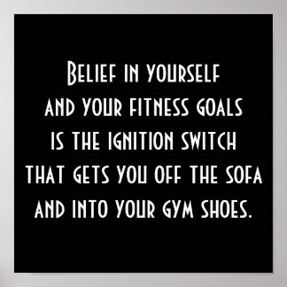 Pôster Motivação para Exercício