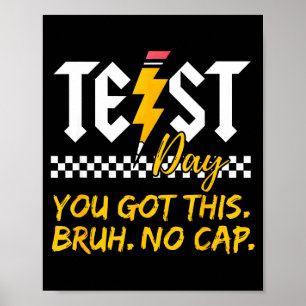 Poster Motivação para o Dia de Teste Estadual Staar Você