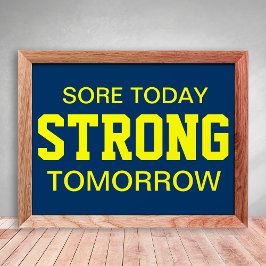 Poster Motivação para Treino