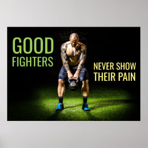 Pôster Motivação para Treino   Citação Inspiradora de Lut