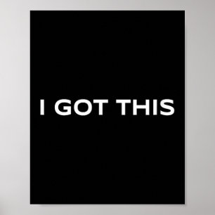 Poster Motivação - Pensamento Positivo E Confiança - I