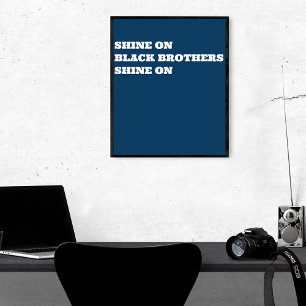 Poster Motivacional Afro-Americano (Negro) 