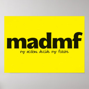 Poster Motivacional - As minhas ações decidem o me