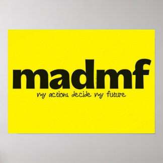 Poster Motivacional - As minhas ações decidem o me