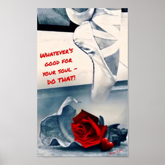 poster Motivacional poster de dança do balé